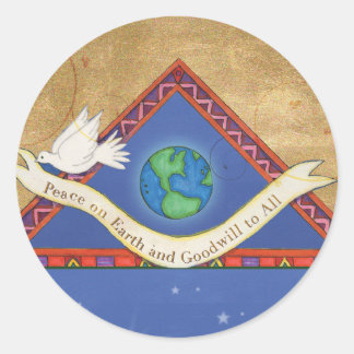 S008 Peace on Earth Sticker