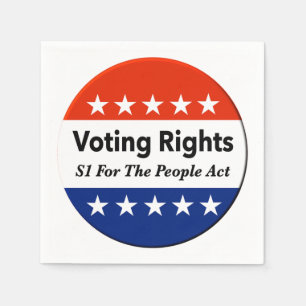 S1 Voting Rights For The People Act Napkin
