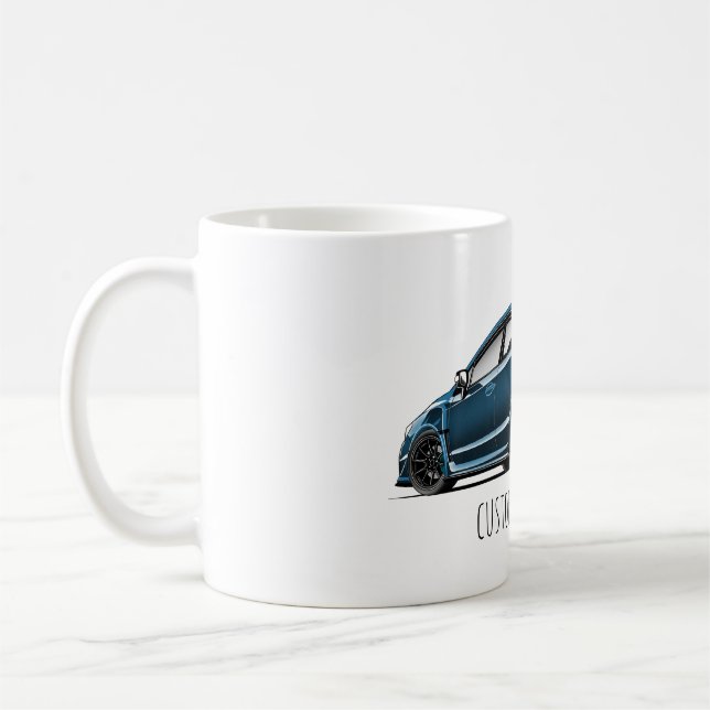 s205 rear angle drawing  coffee mug (Left)