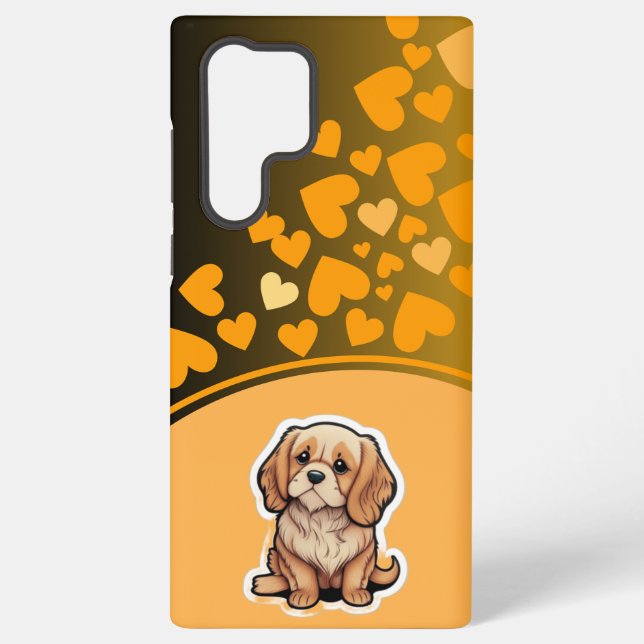S23 and S23+ phone case with bulldog bulldog (Back)