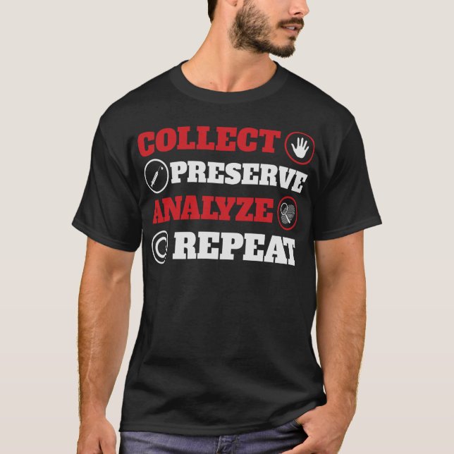 S2 Forensic Science Scientist Forensics  (154) T-Shirt (Front)