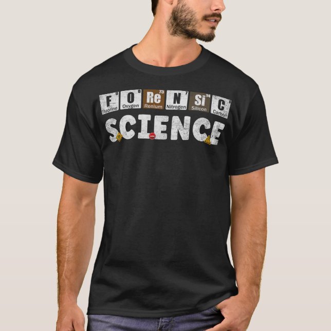 S2 Forensic Science Scientist Forensics  (44) T-Shirt (Front)