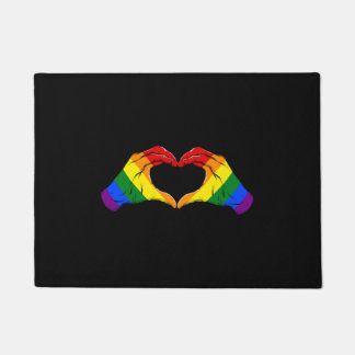 S2 hand lgbt Sticker Doormat