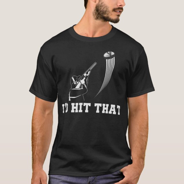 S2 Trapshooting Trap Shooting Clay Target (50) T-Shirt (Front)