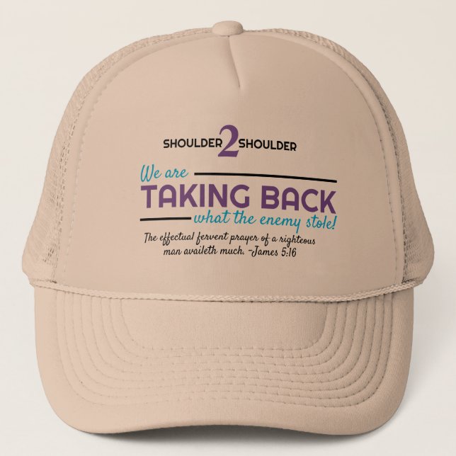 S2S Simple Taking Back Trucker Hat (Front)