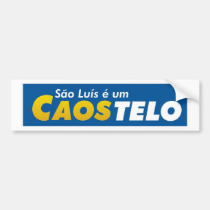 S6ao Lu3is adhesive is a Casotelo Bumper Sticker