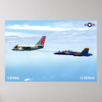 S-3B VIKING REFUELING F/A-18D HORNET