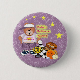 's Brillance Award - Sports 6 Cm Round Badge