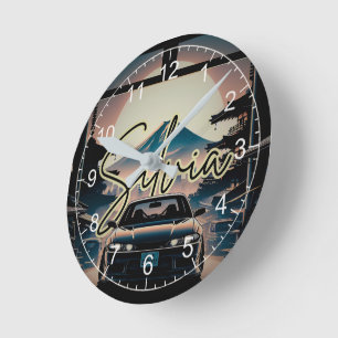 S Chassis (Backbone of Drifting culture) Round Clock