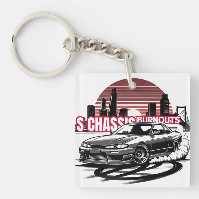 S chassis Burnouts Key Ring (Front)