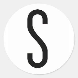 S CLASSIC ROUND STICKER