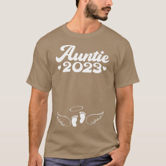 s First time Auntie 2023 Pregnancy Announcement Ne T-Shirt