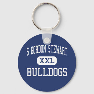 S Gordon Stewart Bulldogs Fort Defiance Key Ring
