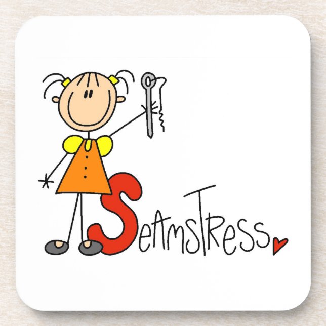S is for Seamstress Coaster (Front)
