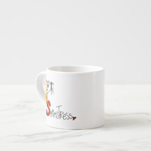 S is for Seamstress Espresso Cup