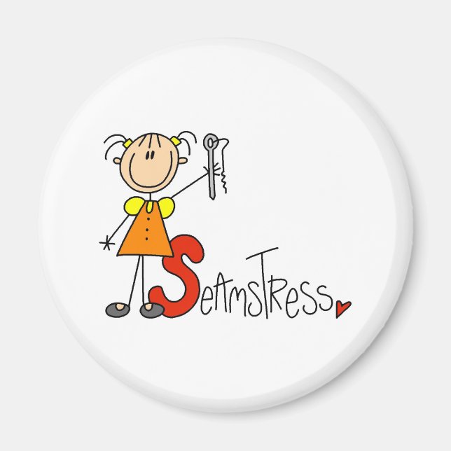 S is for Seamstress Magnet (Front)
