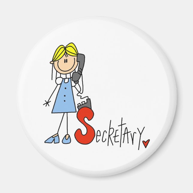 S is for Secretary Magnet (Front)