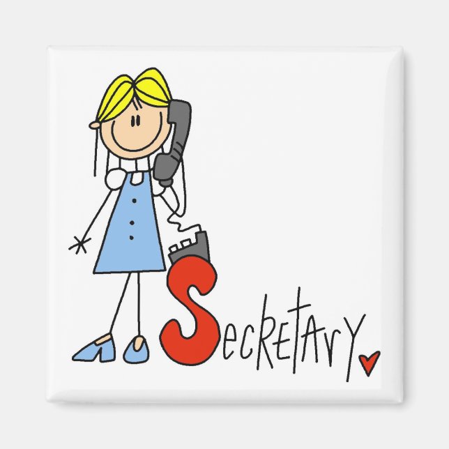 S is for Secretary Magnet (Front)
