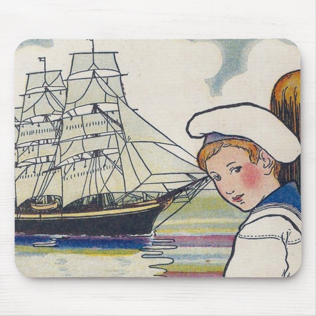 S is for ship mouse pad (Front)