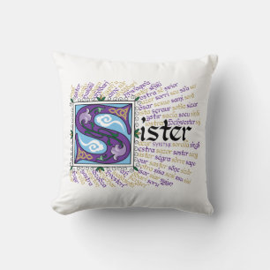 S is for Sister Pillow