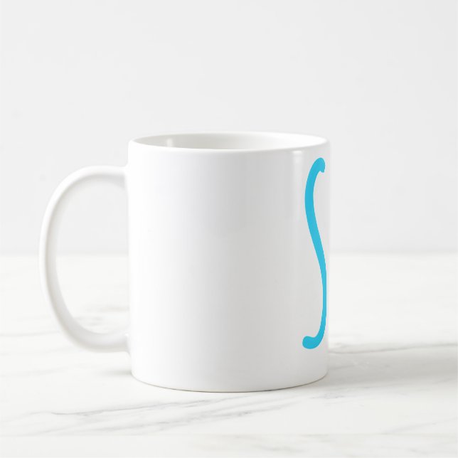 S is for Sloth Coffee Mug (Left)