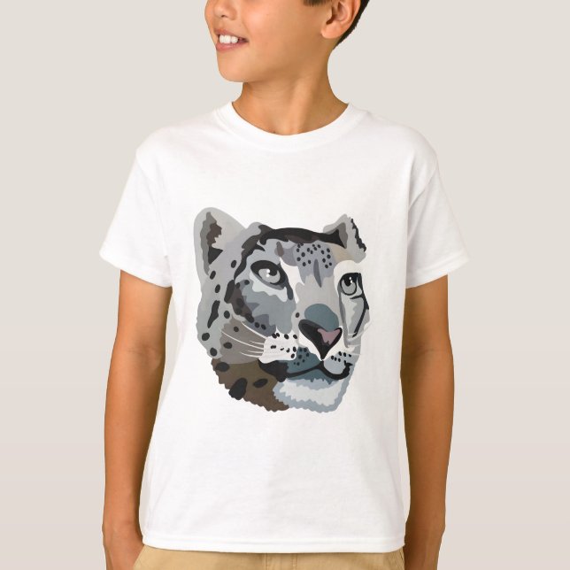 S is for Snow Leopard  T-Shirt (Front)