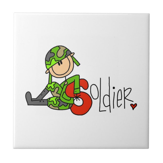 S is for Soldier Tile (Front)