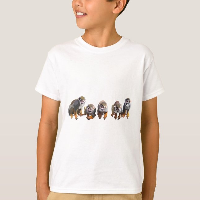 S is for Squirrel Monkey T-Shirt (Front)