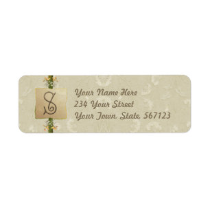 S - Ivory Elegance Monogram