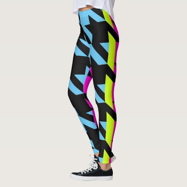 S.K. Toothy Neon Leggings (Left)
