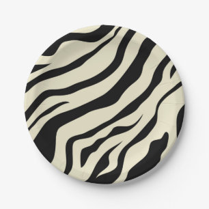 S.K. Zebra Fever Paper Plates