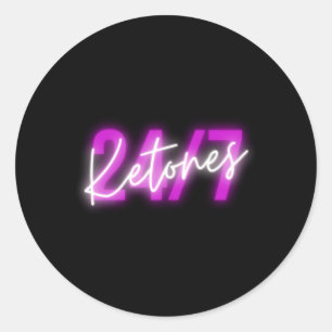 S Keto Diet Drink Ketones Daily Weight Loss Classic Round Sticker