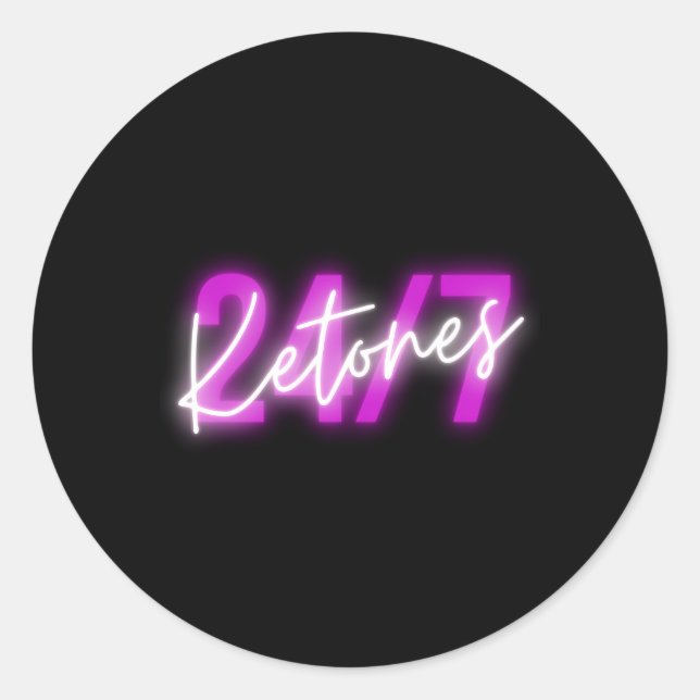 S Keto Diet Drink Ketones Daily Weight Loss Classic Round Sticker (Front)