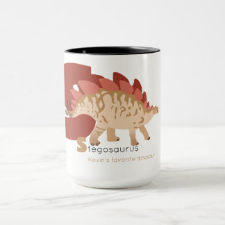 S like Stegosaurus Mug