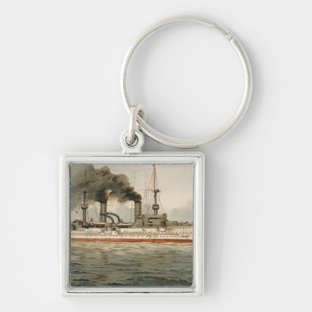 S.M. Grosse Kreuzer 'Furst Bismarck' (H.M. Great C Key Ring (Front)