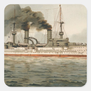 S.M. Grosse Kreuzer 'Furst Bismarck' (H.M. Great C Square Sticker