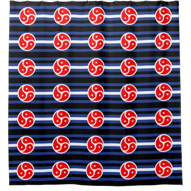 S / M Pride Shower Curtain (Front)