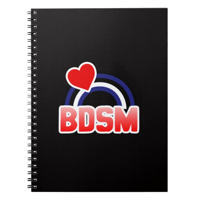 S / M Pride Spiral Notebook (Front)