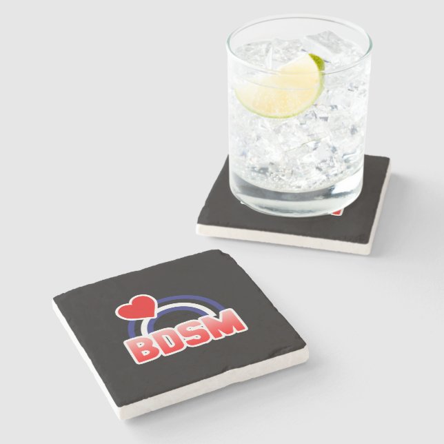 S / M Pride Stone Coaster (Side)