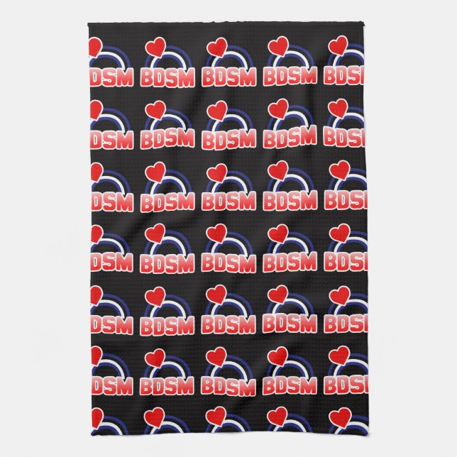 S / M Pride Tea Towel (Vertical)