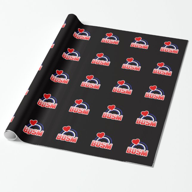 S / M Pride Wrapping Paper (Unrolled)