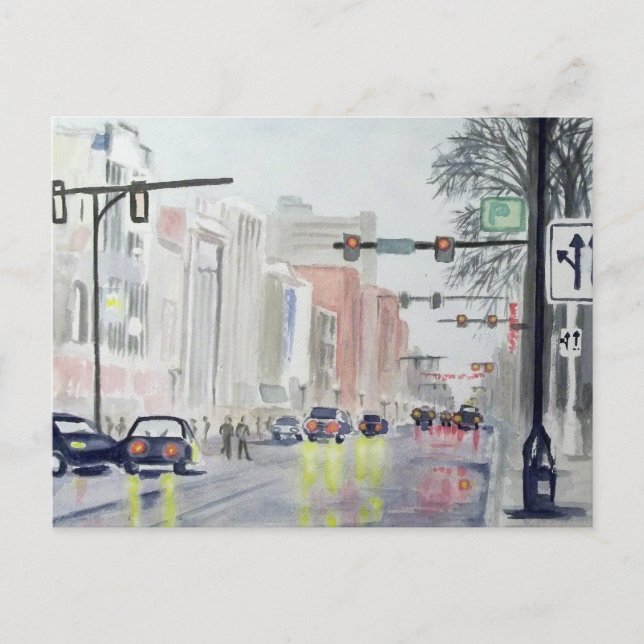 S Main St, Ann Arbor Michigan Postcard (Front)