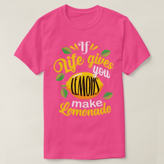 s Make Lemonade Funny Lemon Vibes T-Shirt (Design Front)