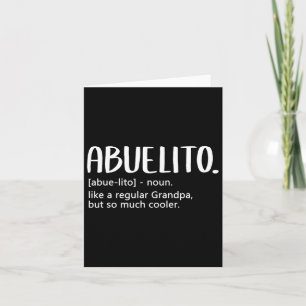 S Men Fathers Day Regular Grandpa Abuelito  Card