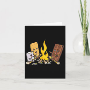 S’more Campfire Marshmallow Camping Smore Card