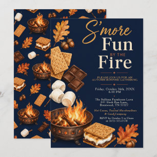 S’more Fun Bonfire Night Invitation
