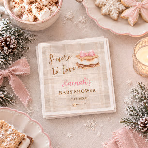 S’more to Love Cute Cosy Rustic  Napkin