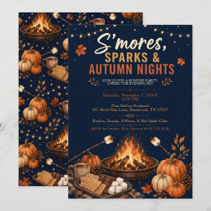 S’mores Bonfire Party Invitation