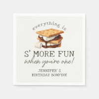 S’mores Fall Bonfire Outdoor First Birthday