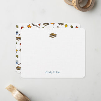 S’mores Happy Camper Summer Nights Birthday Card